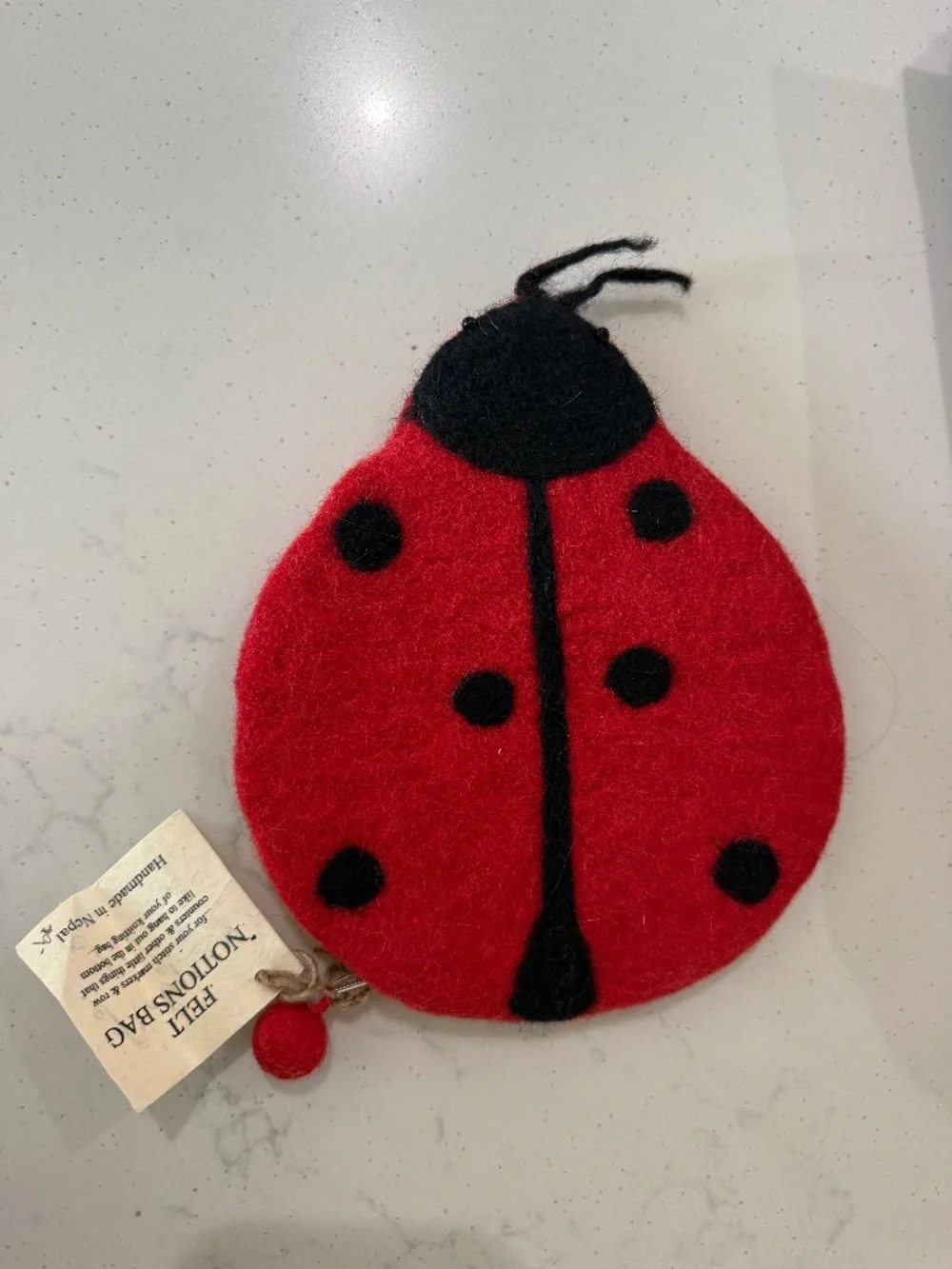 Lady bug pouch